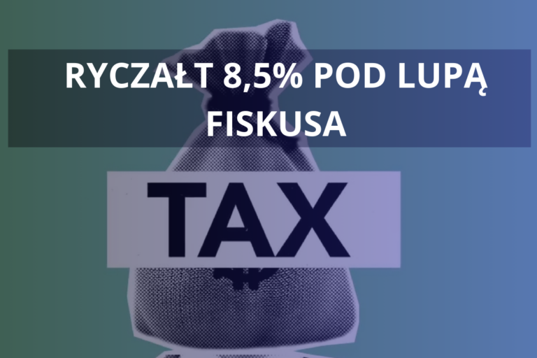 Ryczałt stawka 8,5%, podwyżka ryczałtu, podatki podwyżka, urząd skarbowy Suwałki, biuro rachunkowe Suwałki H&O Consulting